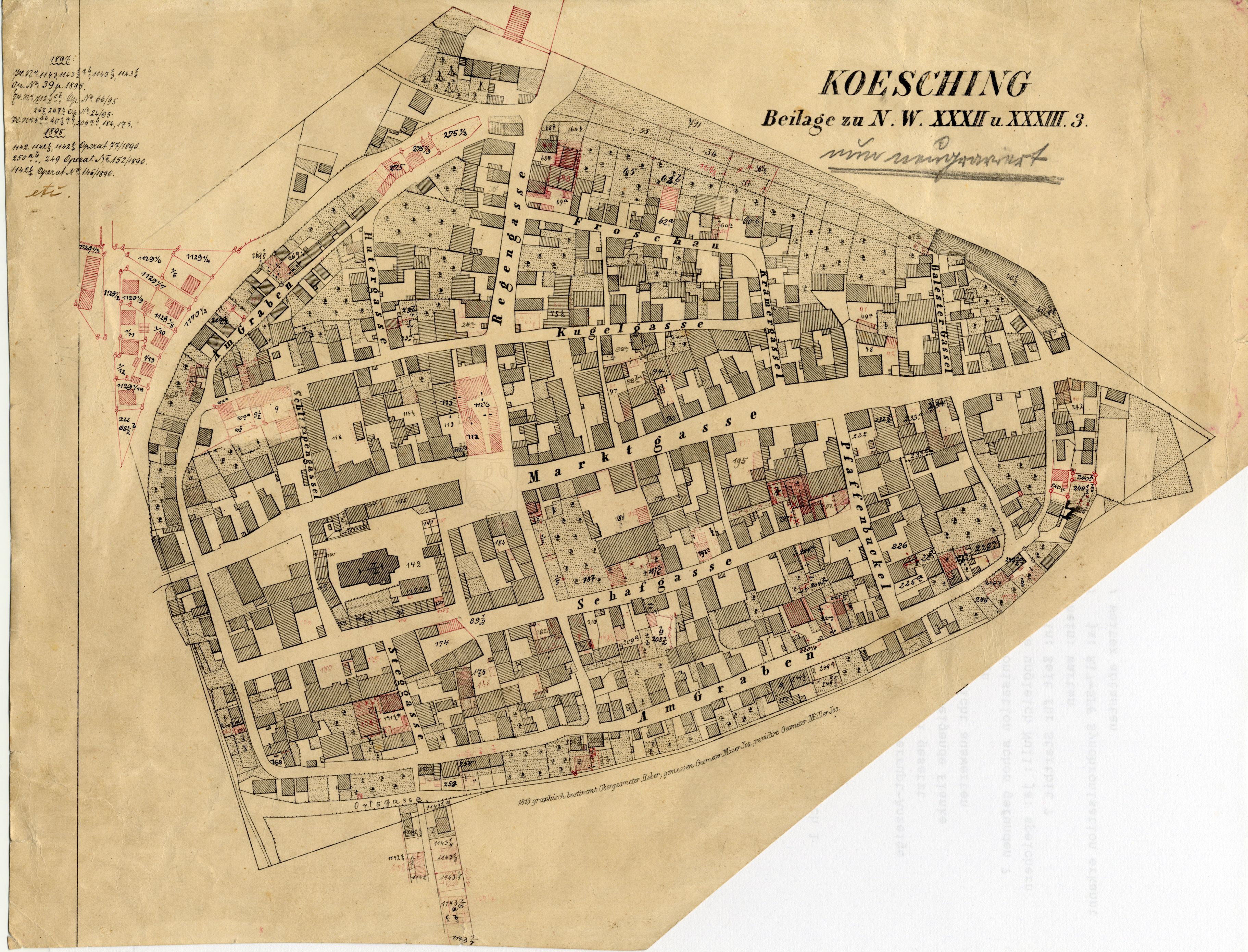 Karte Ortsplan 1897
